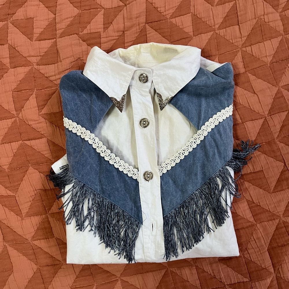 **SOLD**Vintage Western Cowgirl Button-up